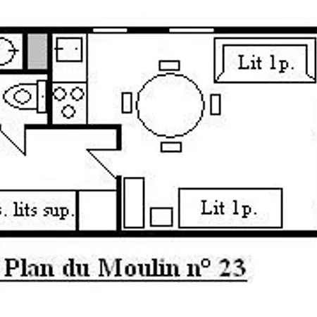 Méribel, 1 Pièce, 4 Personnes - Fr-1-180-26 *